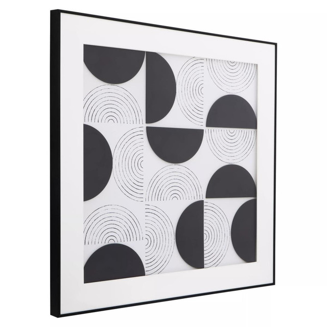 Premier Housewares Nason Black And White Wall Art