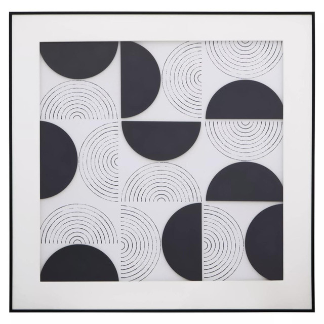 premier housewares Nason Black And White Wall Art