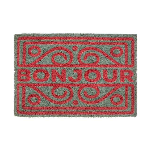 Premier Housewares Neon Bonjour Coir Doormat