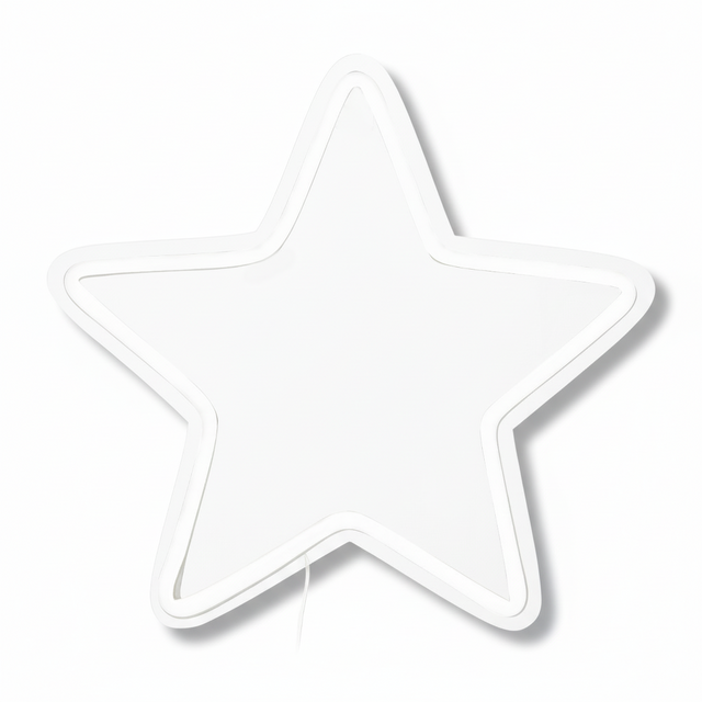 Premier Housewares Neon Star White Light