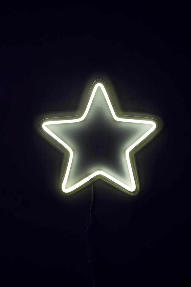 Premier Housewares Neon Star White Light
