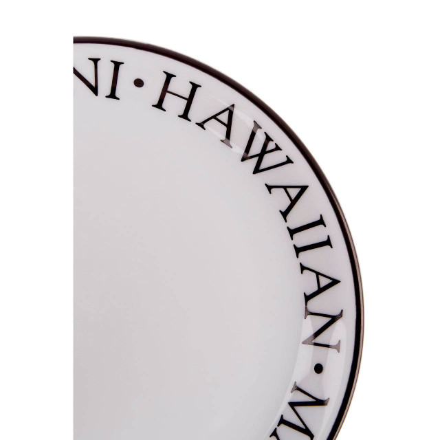 Premier Housewares Noir Set Of Four Pizza Plates