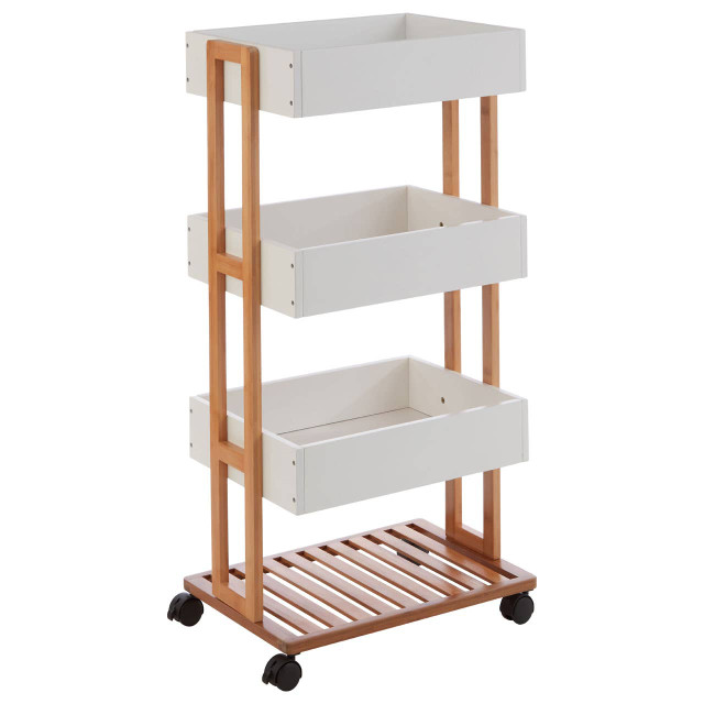 Premier Housewares Nostra 4 Tier Storage Trolley