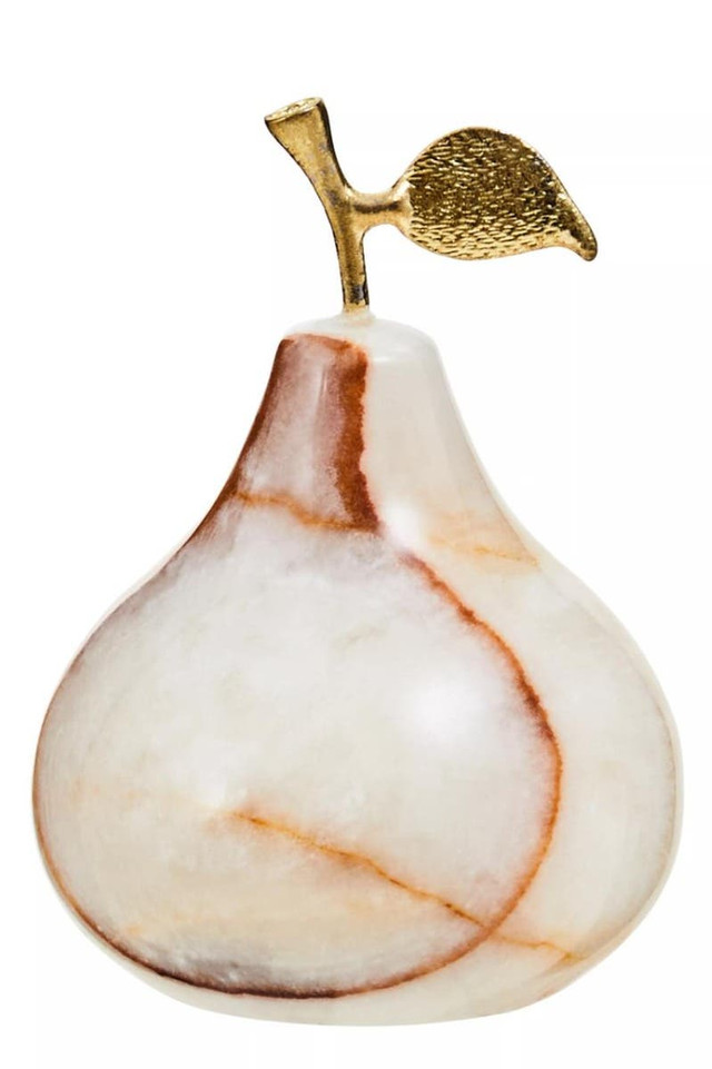 Premier Housewares Oleena Onyx Decorative Pear