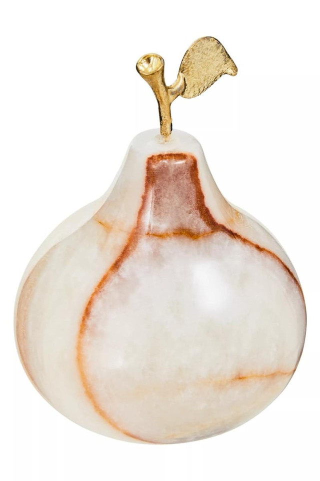 Premier Housewares Oleena Onyx Decorative Pear