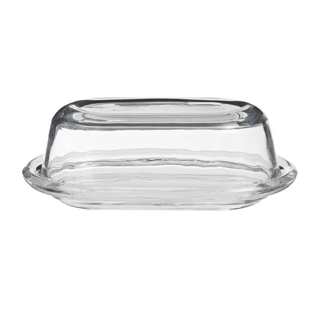 premier housewares Olivia Clear Glass Butter Dish