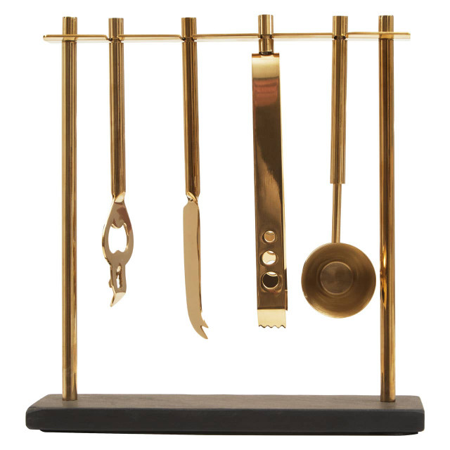 Premier Housewares Omari Bar Tools With Stand Set