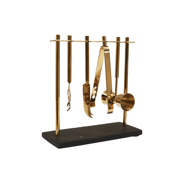 Premier Housewares Omari Bar Tools With Stand Set