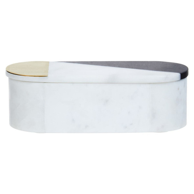 Premier Housewares Omari Oblong Marble Trinket Box