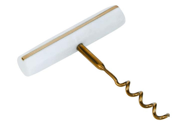 Premier Housewares Omari White Marble Corkscrew