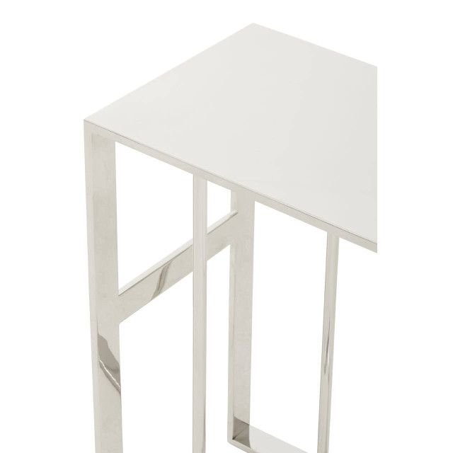 Premier Housewares Oria Silver Side Table