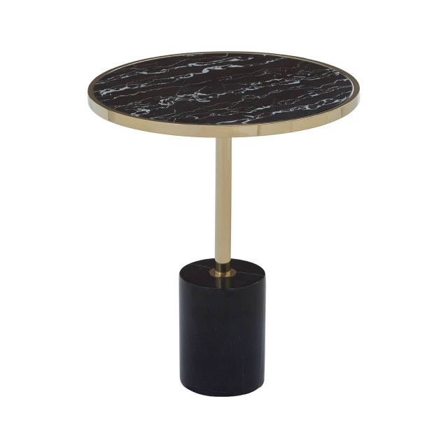 Premier Housewares Oria Warm Metallic End Table