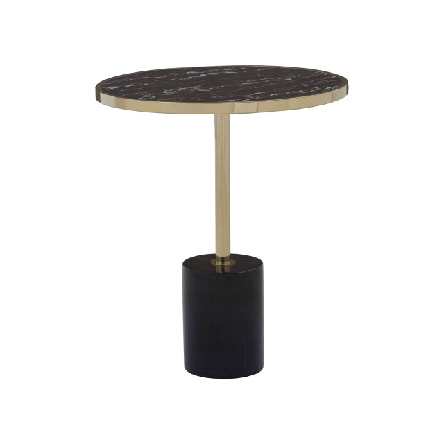 premier housewares Oria Warm Metallic End Table