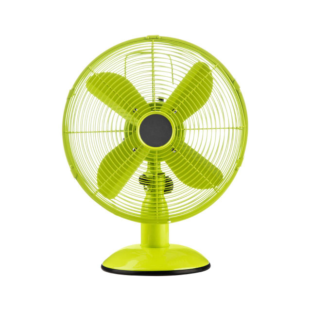 Premier Housewares Oscillating Fan Lime Green Desk