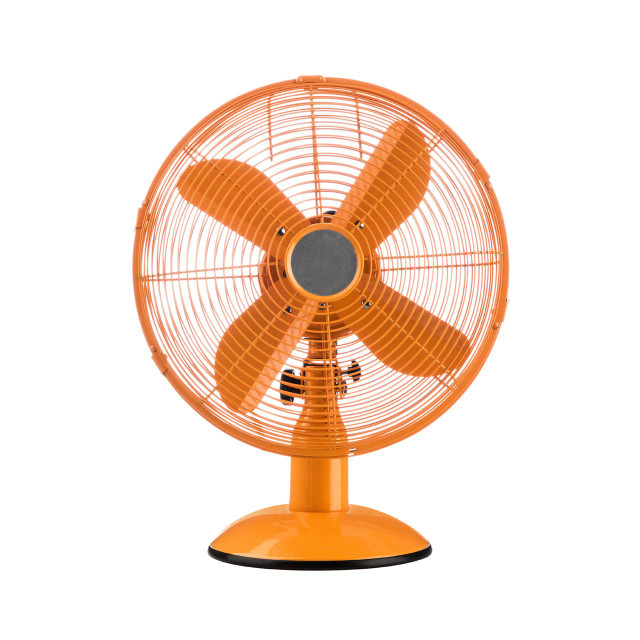 Premier Housewares Oscillating Fan Orange Desk