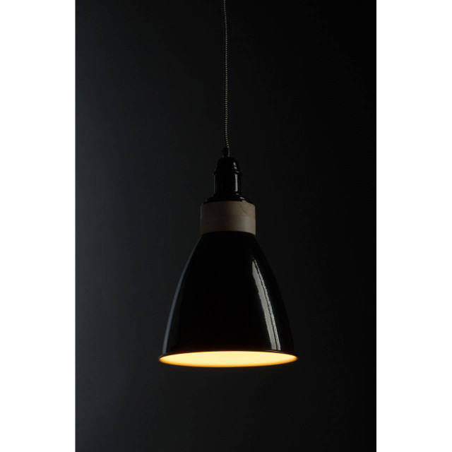 Premier Housewares Oslo Black Pendant Light