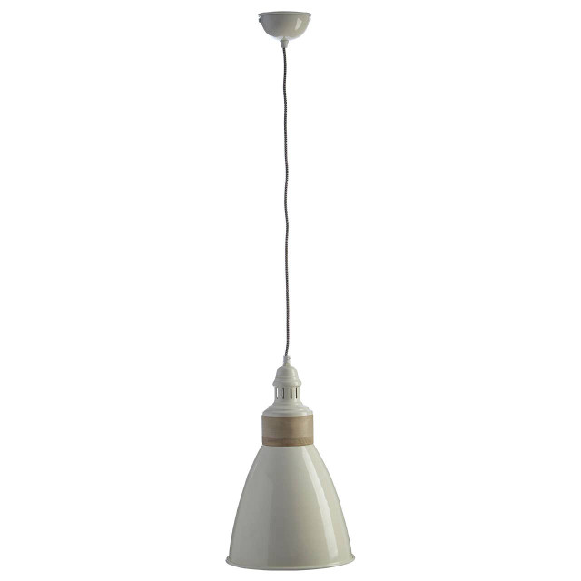 Premier Housewares Oslo White Pendant Light
