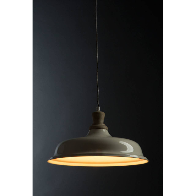 Premier Housewares Oslo White Small Pendant Light