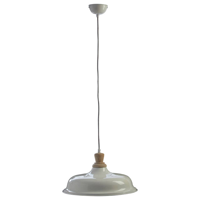 premier housewares Oslo White Small Pendant Light