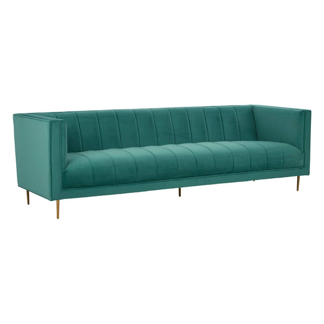 Premier Housewares Otylia 3 Seat Green Sofa
