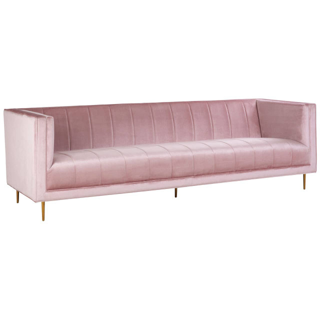 Premier Housewares Otylia 3 Seat Pink Sofa