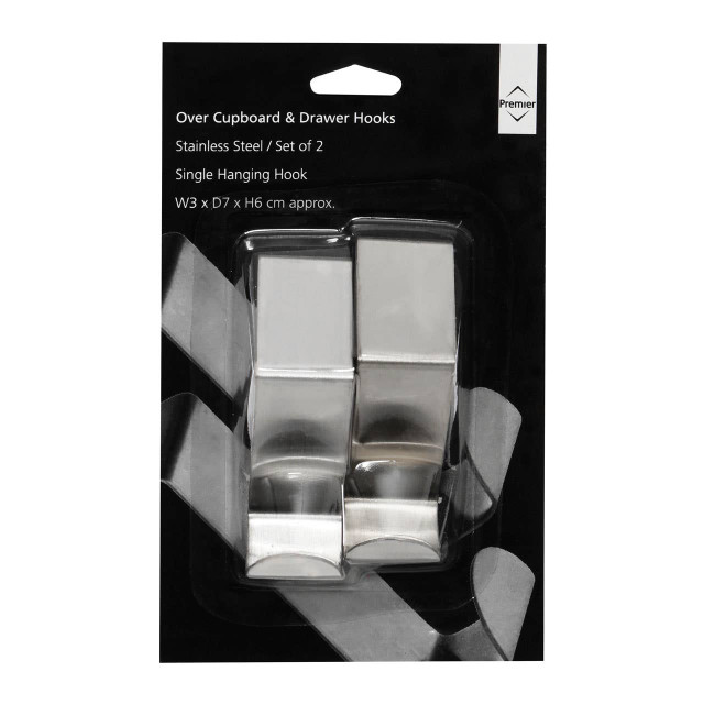 Premier Housewares Over Door Reversible Hook