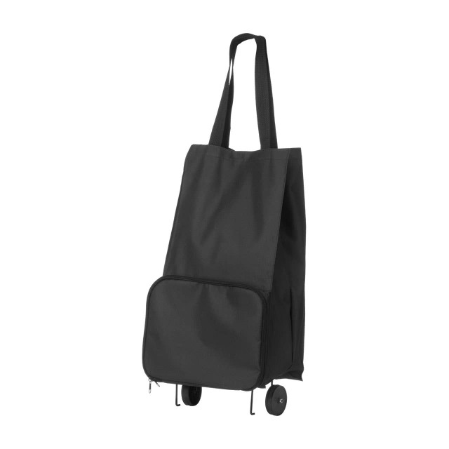 Premier Housewares Oxford Black Fabric Trolley Bag