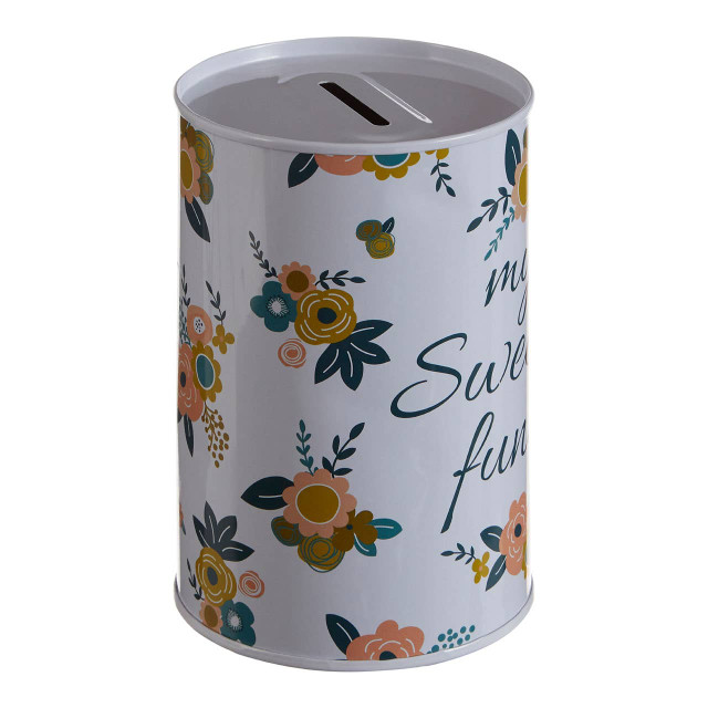 Premier Housewares Paice Floral Small Money Tin