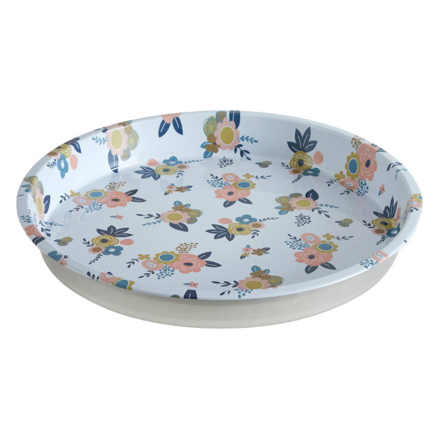 Premier Housewares Paice Round Metal Serving Tray