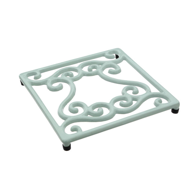 Premier Housewares Pale Blue Cast Iron Trivet