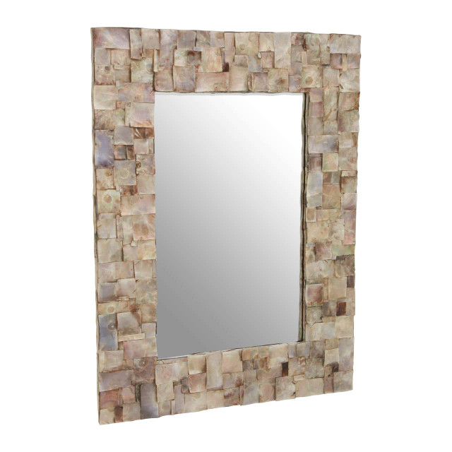 premier housewares Palu Natural Shell Wall Mirror