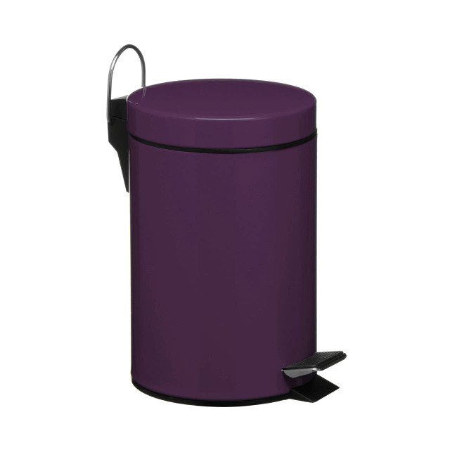 premier housewares Parker Purple 3 Litre Pedal Bin