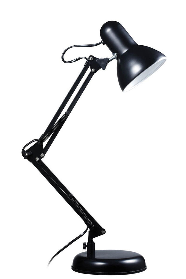 Premier Housewares Payton Studio Black Desk Lamp