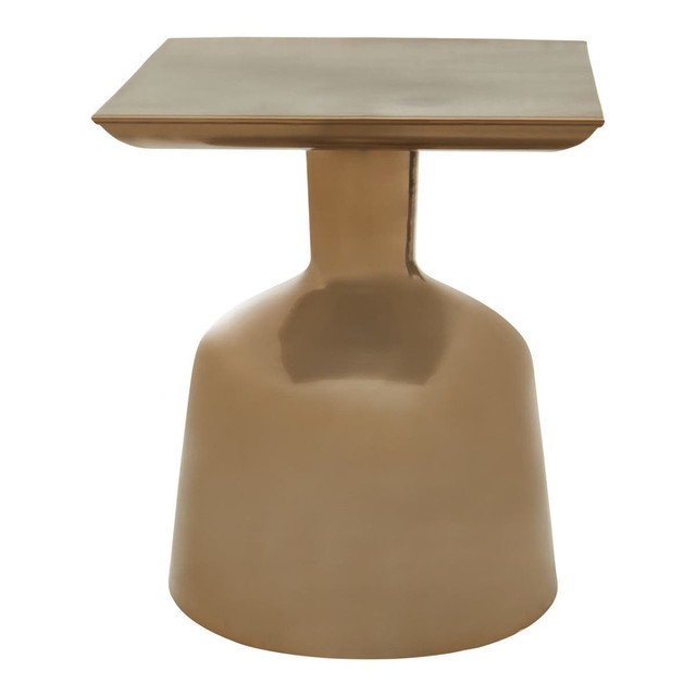 Premier Housewares Pazo Gold Finish Side Table