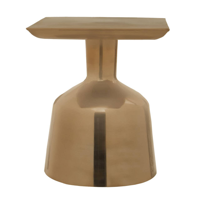 premier housewares Pazo Gold Finish Side Table