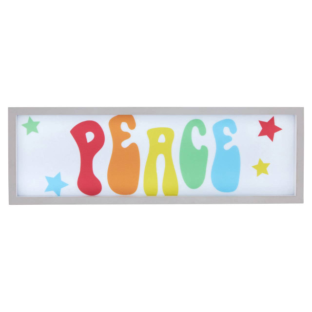 Premier Housewares Peace LED Light Box