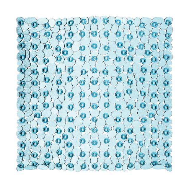 Premier Housewares Pebble Blue Square Bath Mat