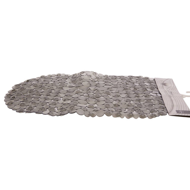 Premier Housewares Pebble Grey Oval Bath Mat