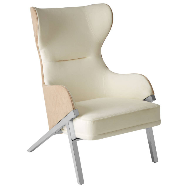Premier Housewares Piermount White Fabric Chair