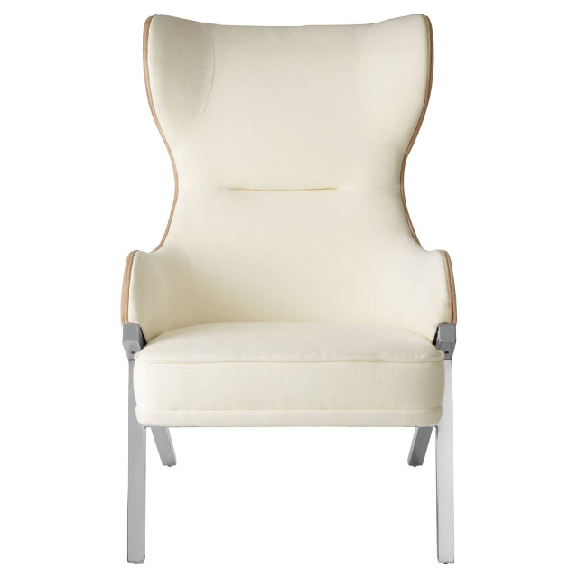 Premier Housewares Piermount White Fabric Chair
