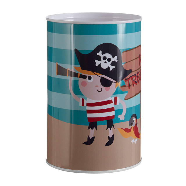 Premier Housewares Pirate Round Money Tin
