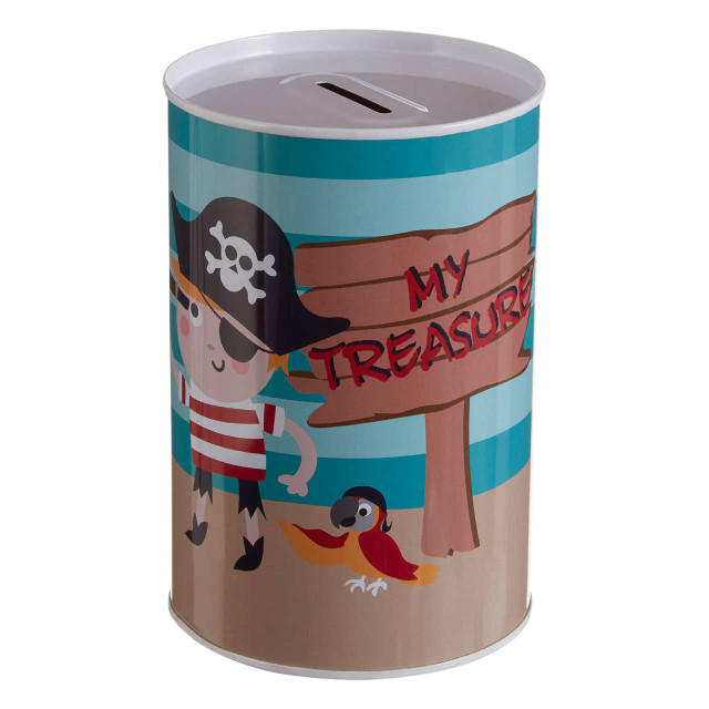 Premier Housewares Pirate Round Money Tin