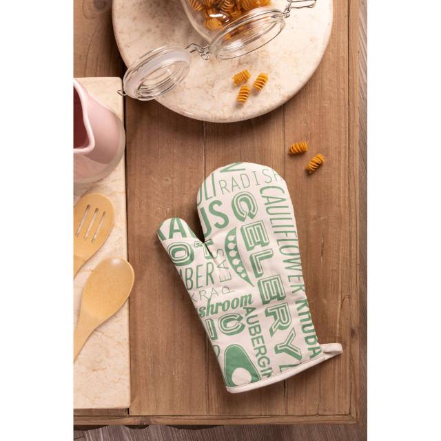 Premier Housewares Porter Green Single Oven Glove