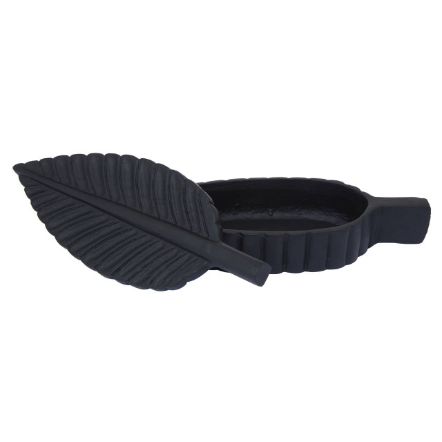 Premier Housewares Prato Black Finish Plume Box