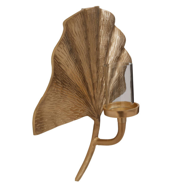 Premier Housewares Prato Ginkgo Medium Wall Sconce