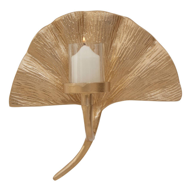Premier Housewares Prato Ginkgo Small Wall Sconce