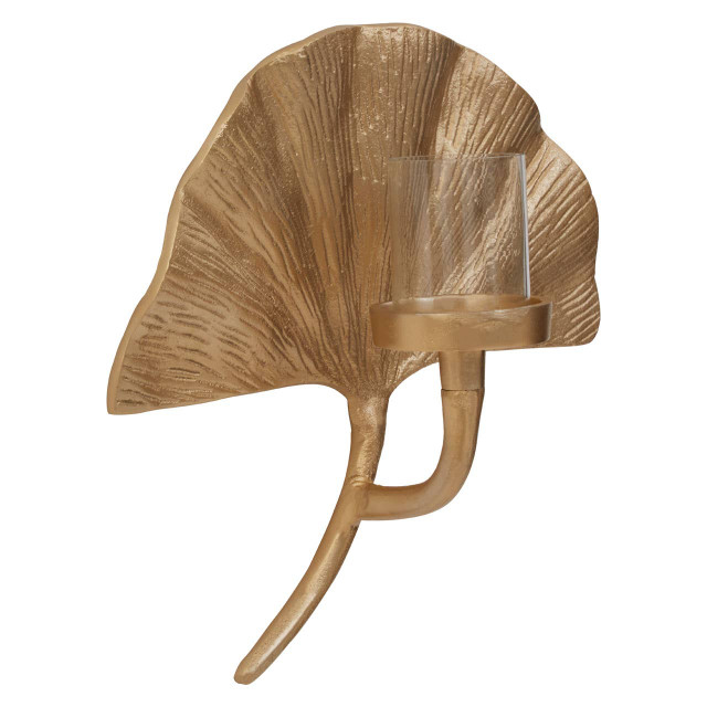 Premier Housewares Prato Ginkgo Small Wall Sconce
