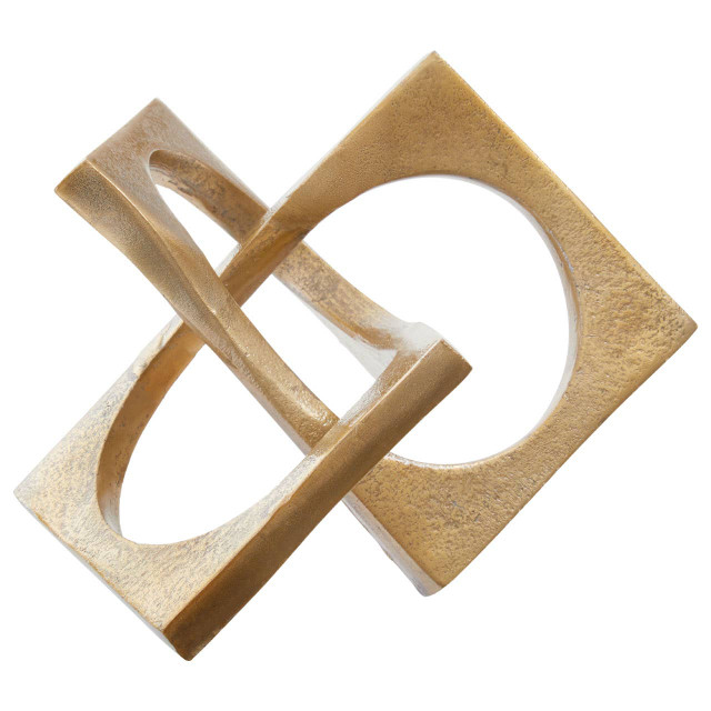 Premier Housewares Prato Gold Finish Sculpture