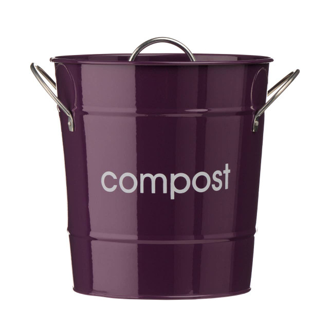 Premier Housewares Purple Compost Bin