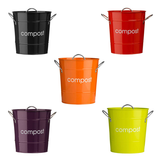 Premier Housewares Purple Compost Bin